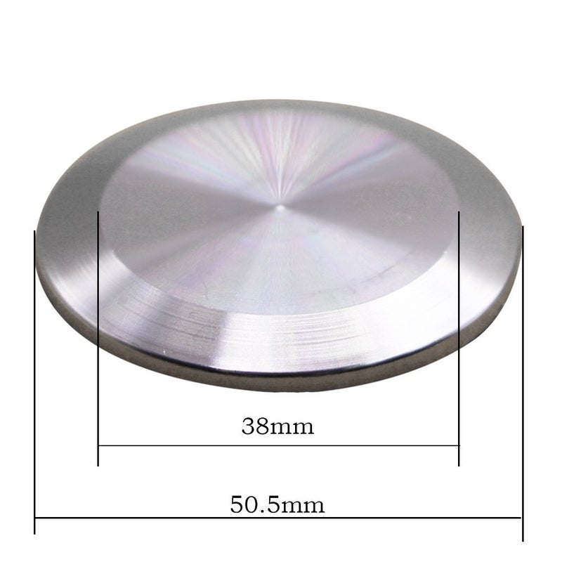 DERNORD Sanitary End Cap fits Tri-Clamp Ferrule Flange Stainless Steel 304 Fitting Clamp (1.5" (38mm) Tube OD) (1.5" Tri clamp End Cap: 10 Pack) - Image 2